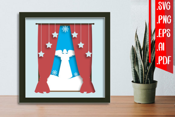 3D SVG Christmas Papercut 2 for Festive Branding