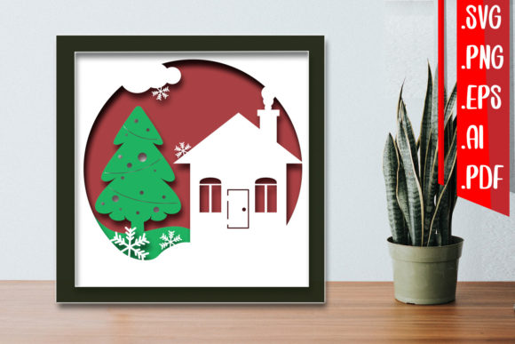 Christmas 3D SVG: A Crafter's Review of Layered Papercut 8