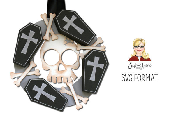 Coffin Wreath: A 3D SVG Halloween Asset Review