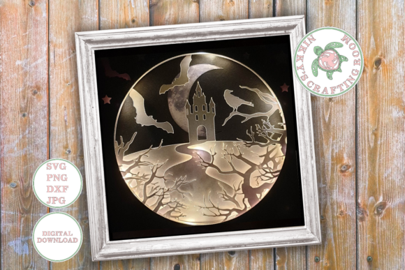 Enchanted Castle 3D SVG for Shadow Boxes & Crafts