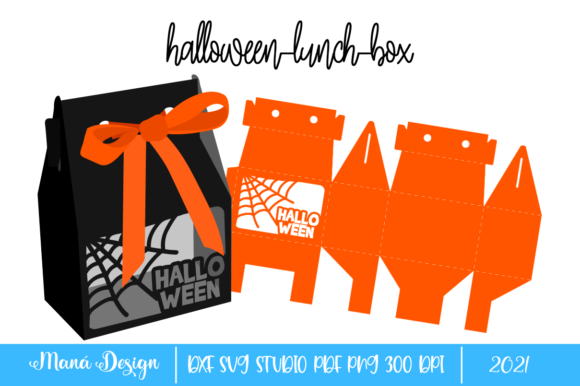 Halloween Lunch Box SVG DXF: 3D SVG Gift Boxes Review
