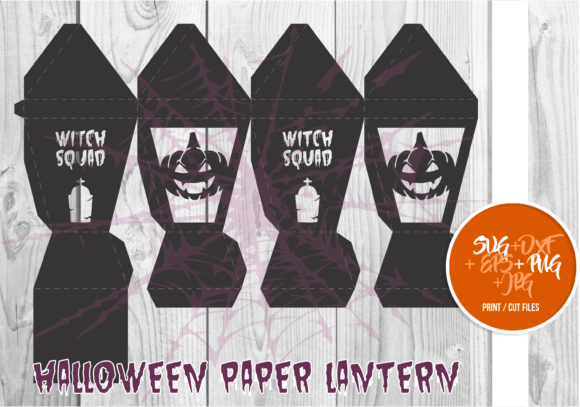 Halloween Paper Lantern Series a 0010: A 3D SVG Shapes Review