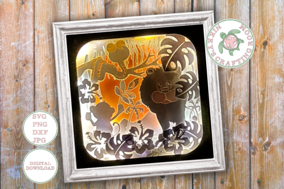 Jungle 3D Shadow Box Template: A Designer's Review
