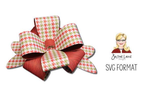 Large Package Gift Bow: 3D SVG Shapes for Sellers