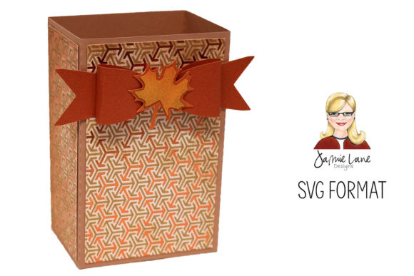 Leaf Bow Favor Bag: 3D SVG Shapes for Design