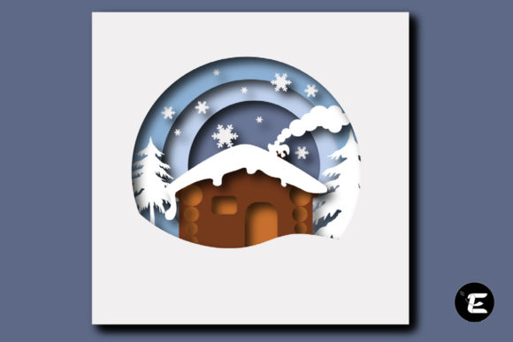 Mountain Chalet: A 3D SVG Christmas Asset Review