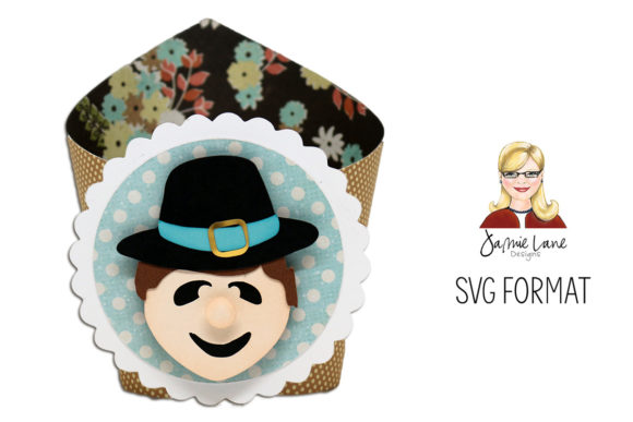 Pilgrim Boy Wrap Box: 3D SVG Shapes for Editorial Design