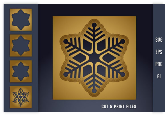 Review: 3D Layered Christmas Snowflakes for Holiday Projects