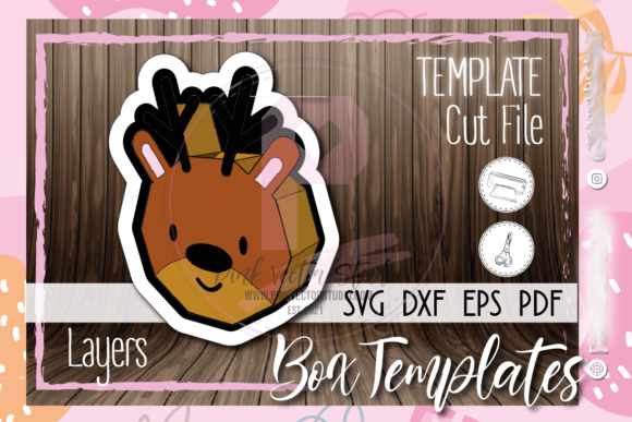 Review: 3D SVG Christmas Box Reindeer for Sellers