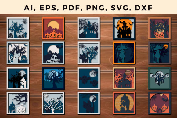Review: 3D SVG Halloween Bundle for Shadow Boxes