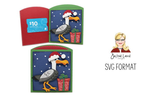 Review: Pelican Gift Card Envelope 3D SVG for Christmas