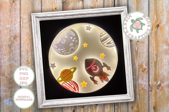 Review: Space 3d Shadow Box Template for Pros