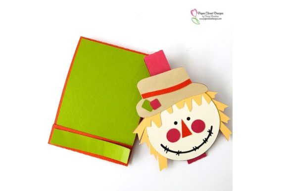Scarecrow Matchbook Treat: 3D SVG Shapes Review