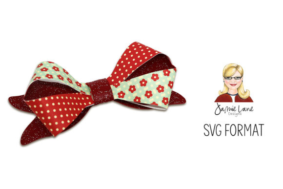 Two Toned Fold over Bow: A 3D SVG Shapes Review